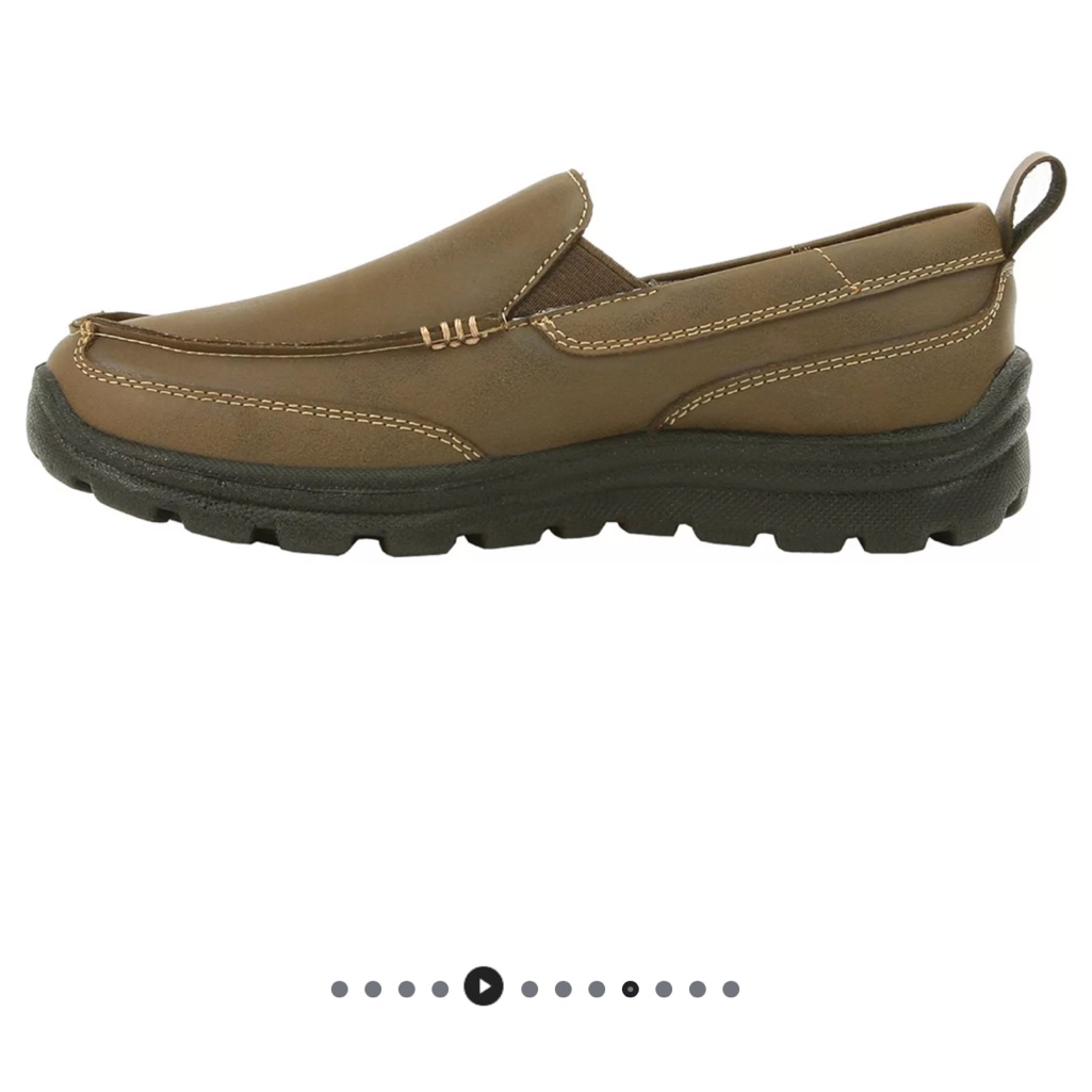 Boys Brown Slip -On Loafers - Size 2